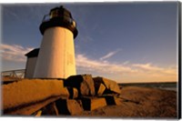 Massachusetts, Nantucket, Brant Point lighthouse Fine Art Print