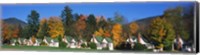 Cottages on a hill, Franconia Notch State Park, White Mountain National Forest, New Hampshire Fine Art Print