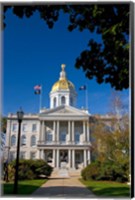 Capitol building, Concord, New Hampshire Fine Art Print