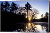 Nature Conservancy's Preserve, Lamprey River Below Packer's Falls, New Hampshire Fine Art Print