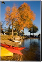 Kayaks, Lake Winnipesauke, New Hampshire Fine Art Print
