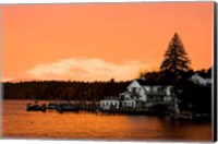 Sunset in Wolfeboro, New Hampshire Fine Art Print