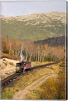 The Cog Railroad on Mt Washington, New Hampshire Fine Art Print