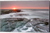 Sunrise near Brenton Point State Park, Newport, Rhode Island Fine Art Print