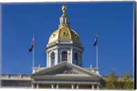 New Hampshire, Concord, New Hampshire State House, exterior Fine Art Print