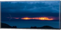 Lightning over Isla Del Sol, Lake Titicaca, Bolivia Fine Art Print