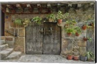 Wooden Door II, San Martin de Trevejo, Spain Fine Art Print