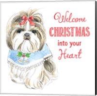 Glamour Pups Christmas II Fine Art Print