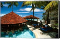 Pool, Warwick Fiji Resort, Coral Coast, Fiji Fine Art Print