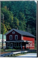Railroad Depot in West Cornwall, Litchfield Hills, Connecticut Fine Art Print