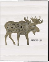 Proverbs 3-26 Fine Art Print