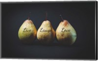 Pears - Live Laugh Love Fine Art Print