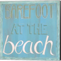 Barefoot at the Beach Fine Art Print