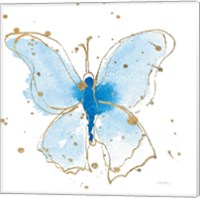 Gilded Butterflies V Fine Art Print
