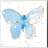 Gilded Butterflies III Fine Art Print