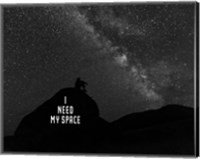 I Need My Space - Black and White Fine Art Print