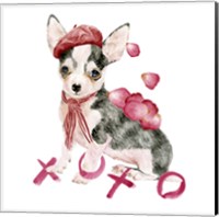 Valentine Puppy III Fine Art Print