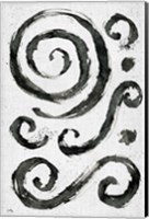 Tribal Swirls II Fine Art Print