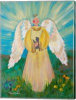 Purrfectly Heavenly Angel Fine Art Print