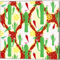 Chili Fiesta Pattern II Fine Art Print