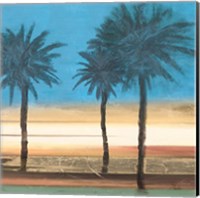 Coastal Palms II Fine Art Print
