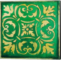 Green Mosaic Fine Art Print