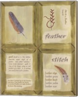Feather Stitch Fine Art Print