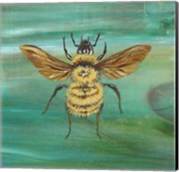 Yellow Bumble Bee Fine Art Print