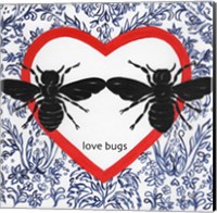 Love Bugs Valetines Fine Art Print