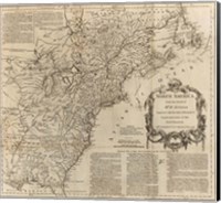 North America 1755 Fine Art Print