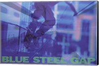 Blue Steel Gap Wall Poster