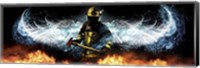 Fireman 11 Fine Art Print