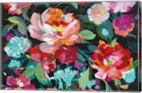 Bright Floral Medley Crop Fine Art Print