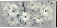 Flowers on Gray Fine Art Print
