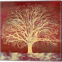 Crimson Oak Fine Art Print