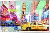 Taxis in Times Square 2.0 Fine Art Print