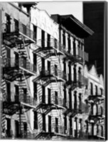 Fire Escapes in Manhattan, NYC Fine Art Print