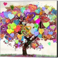 Tree of Love (detail) Fine Art Print