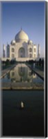 Reflection of a Mausoleum in Water, Taj Mahal, Agra, India Fine Art Print