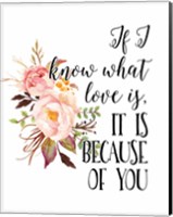 If I Know What Love Is Fine Art Print