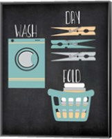 Wash, Dry, Fold Fine Art Print