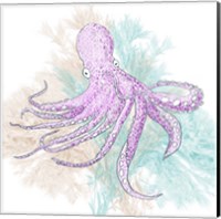 Octopus Purple Fine Art Print