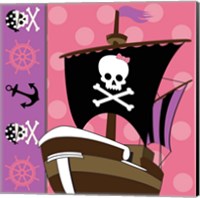 Ahoy Pirate Girl V Fine Art Print
