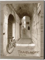 Travel Light Sepia Fine Art Print