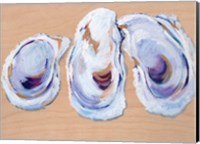 Three Oysters Fine Art Print