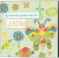 Favorite People Grandma Fine Art Print