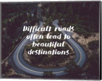 Difficult Roads Strength Forest Fine Art Print