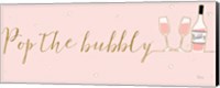 Underlined Bubbly III Pink Fine Art Print