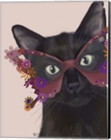 Cat and Flower Glasses Fine Art Print