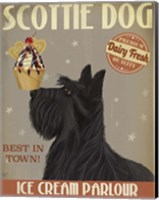 Scottish Terrier Ice Cream Fine Art Print